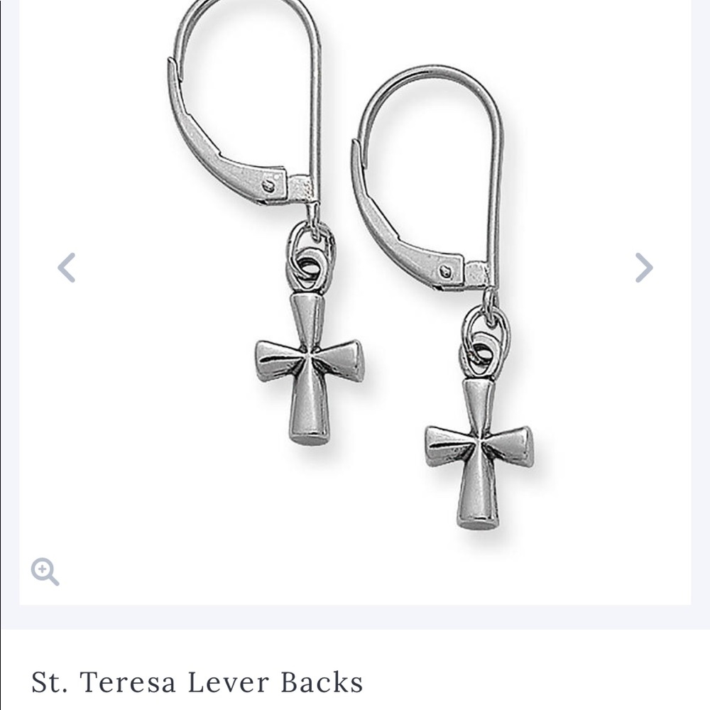 James Avery Cross Earrings